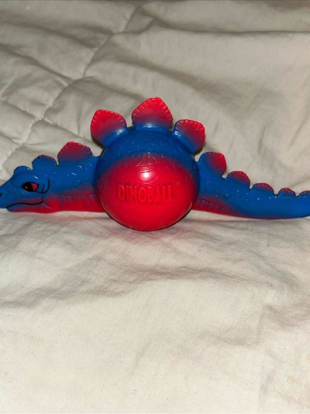 Vtg Tyrannoballosaurus Dinoball 1992 Spectra Red & Blue Dinosaur